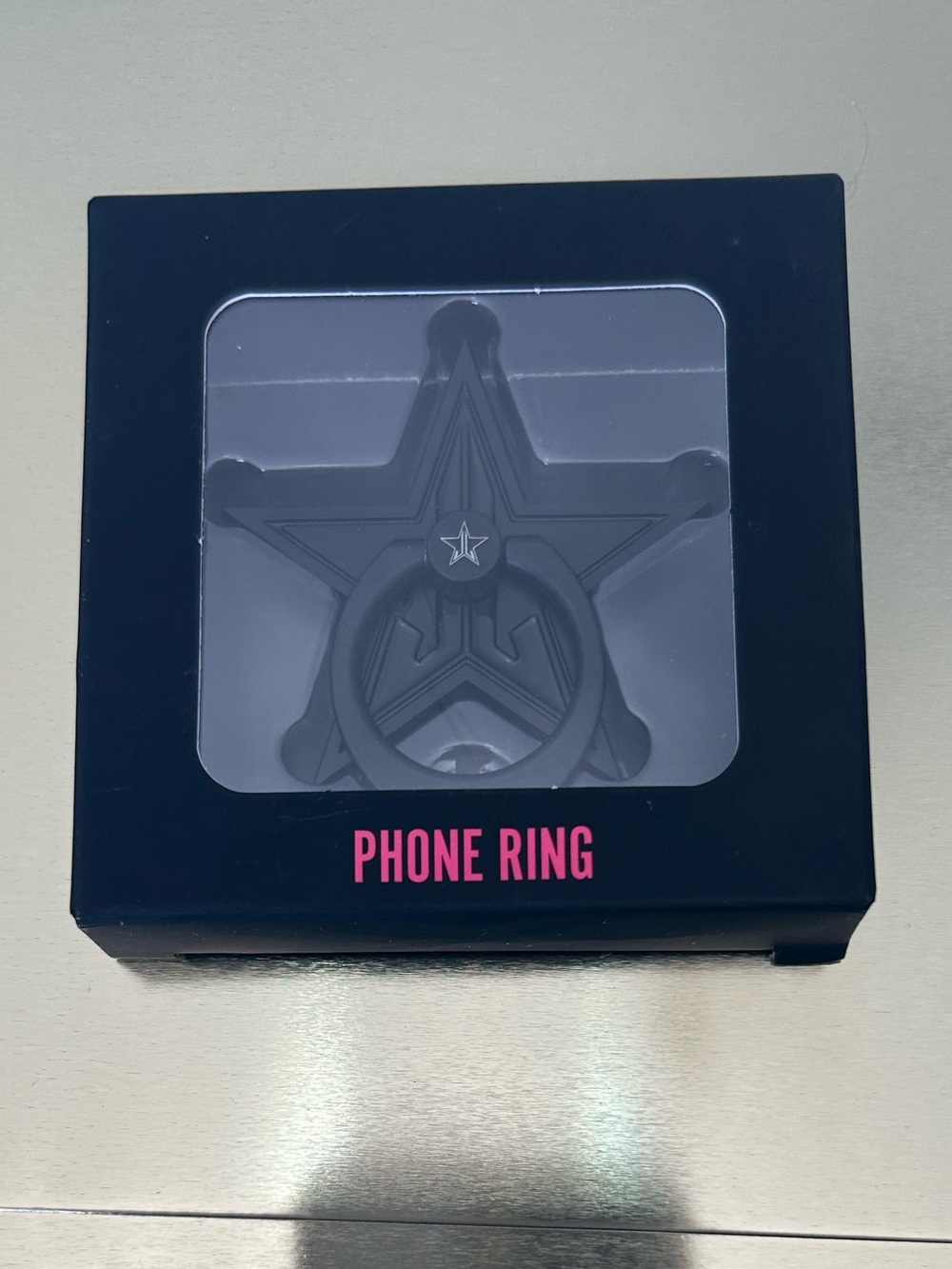 Jeffree Star Black Star Phone Ring
